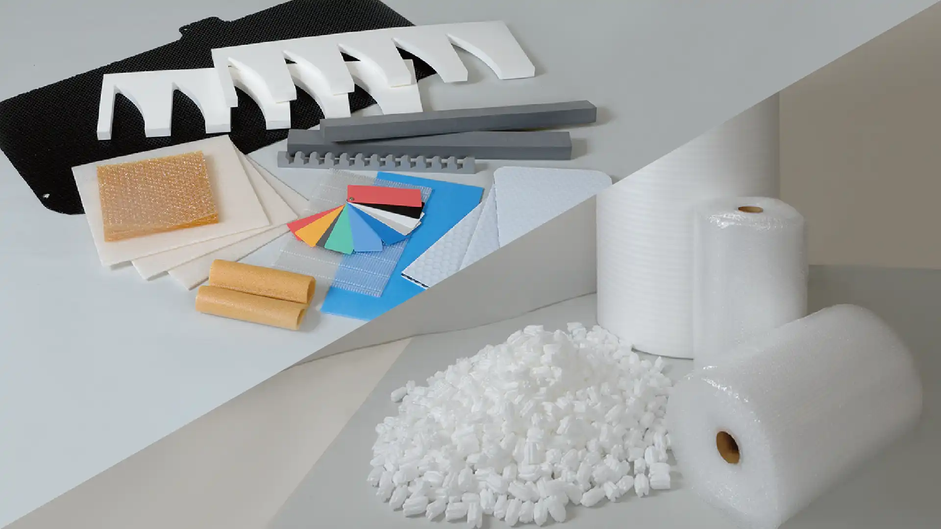 Various packaging materials